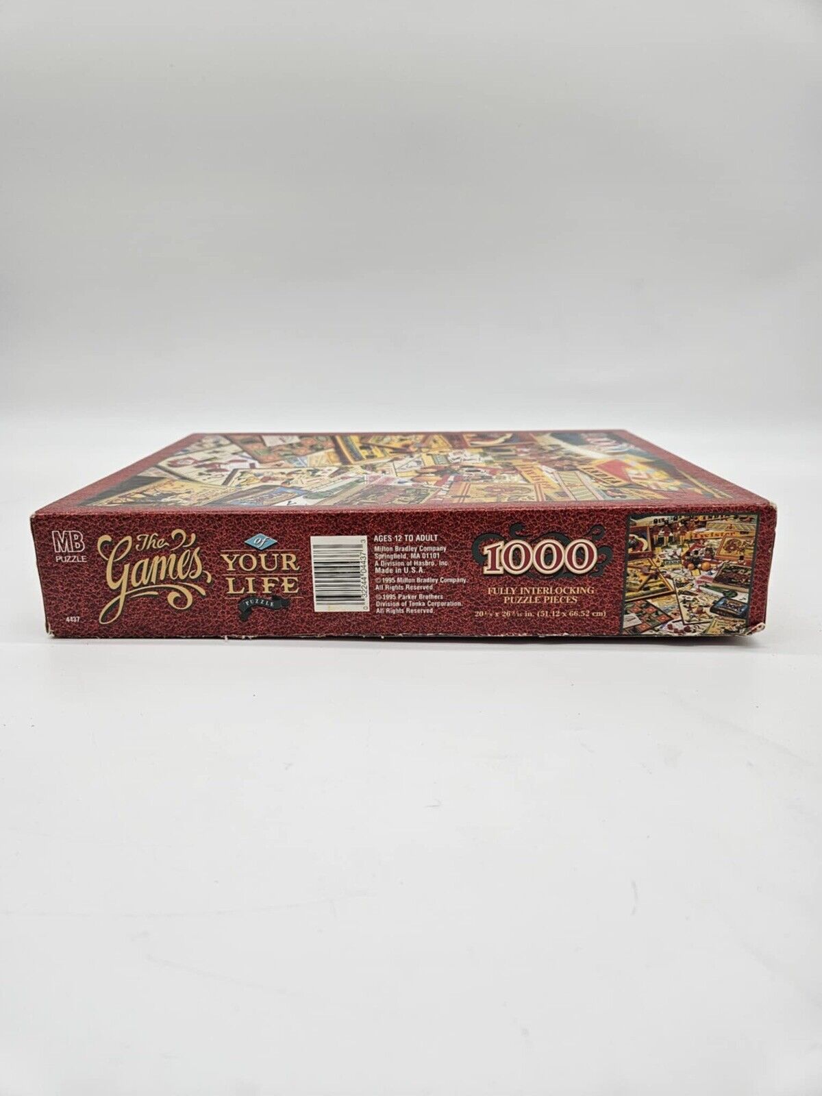 NIB 1995 MILTON BRADLEY 1000 PIECE "THE GAMES OF YOUR LIFE" JIGSAW PUZZLE