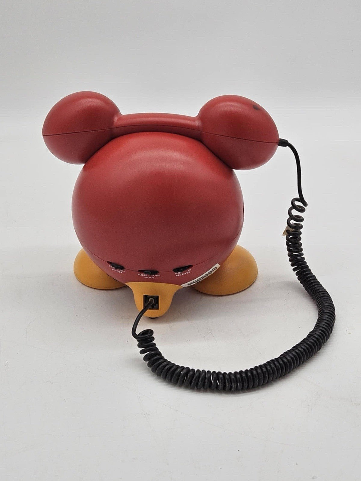 Vintage Disney Mickey Mouse Telephone Illuminated Ringer Phone Working