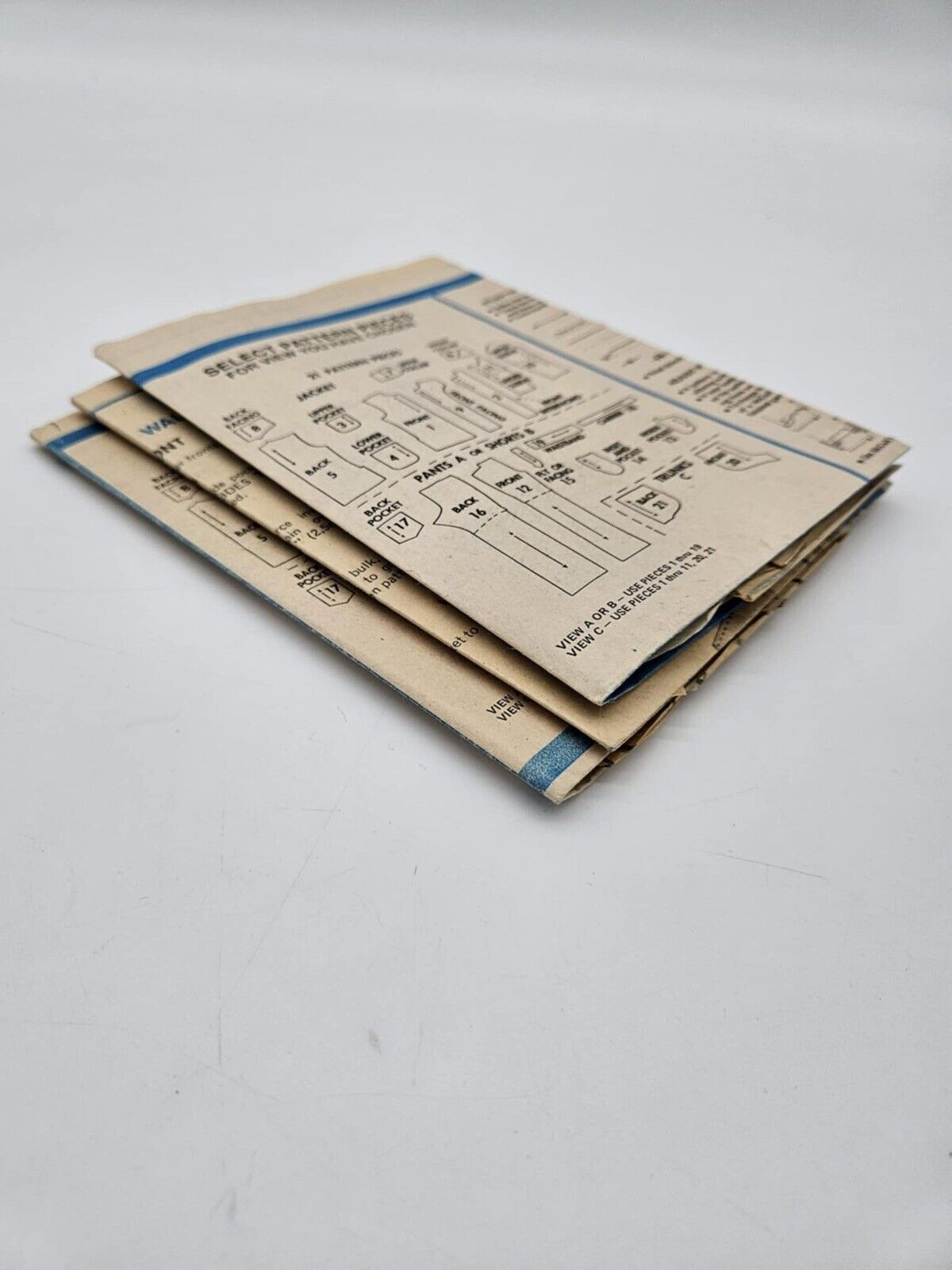 McCall's 3581 Men's Shorts & Jacket Vintage Sewing Pattern Sz 40 Chest 34 Waist