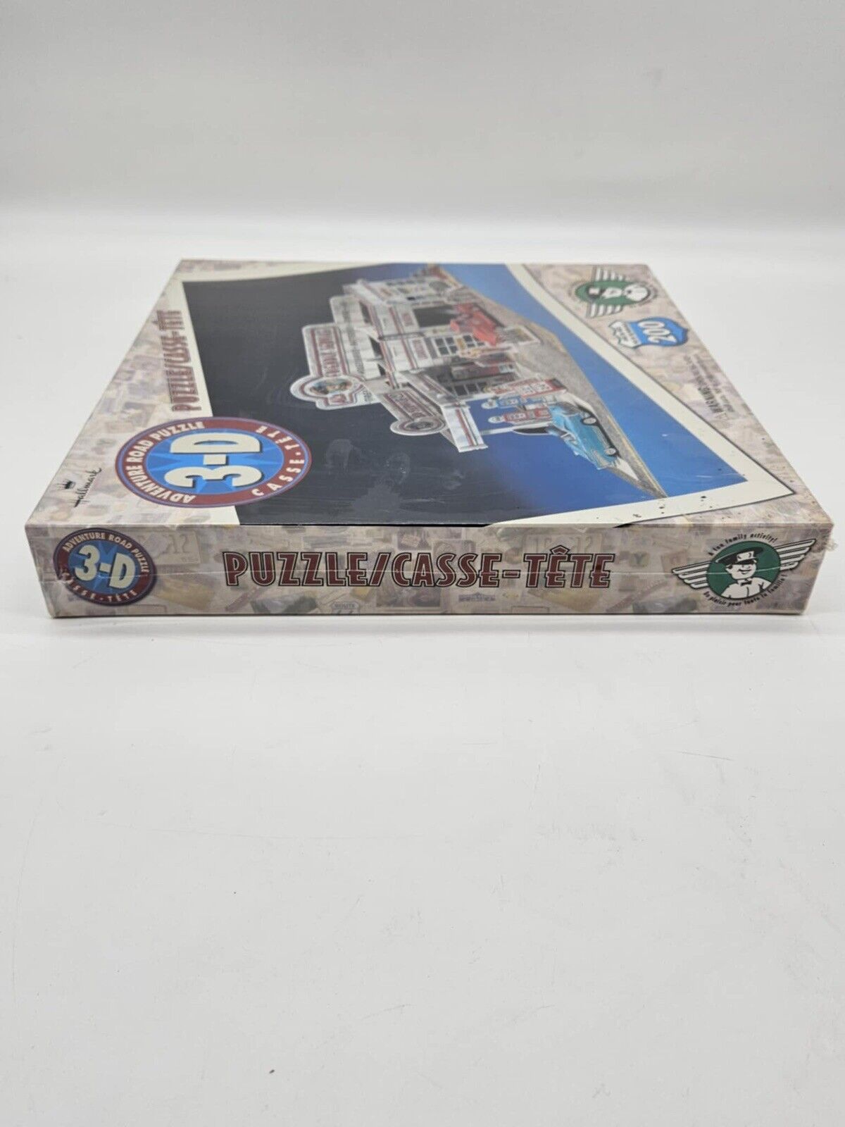 Vintage Hallmark Adventure Road 3D Puzzle Al's Friendly Service Station ~ NEW