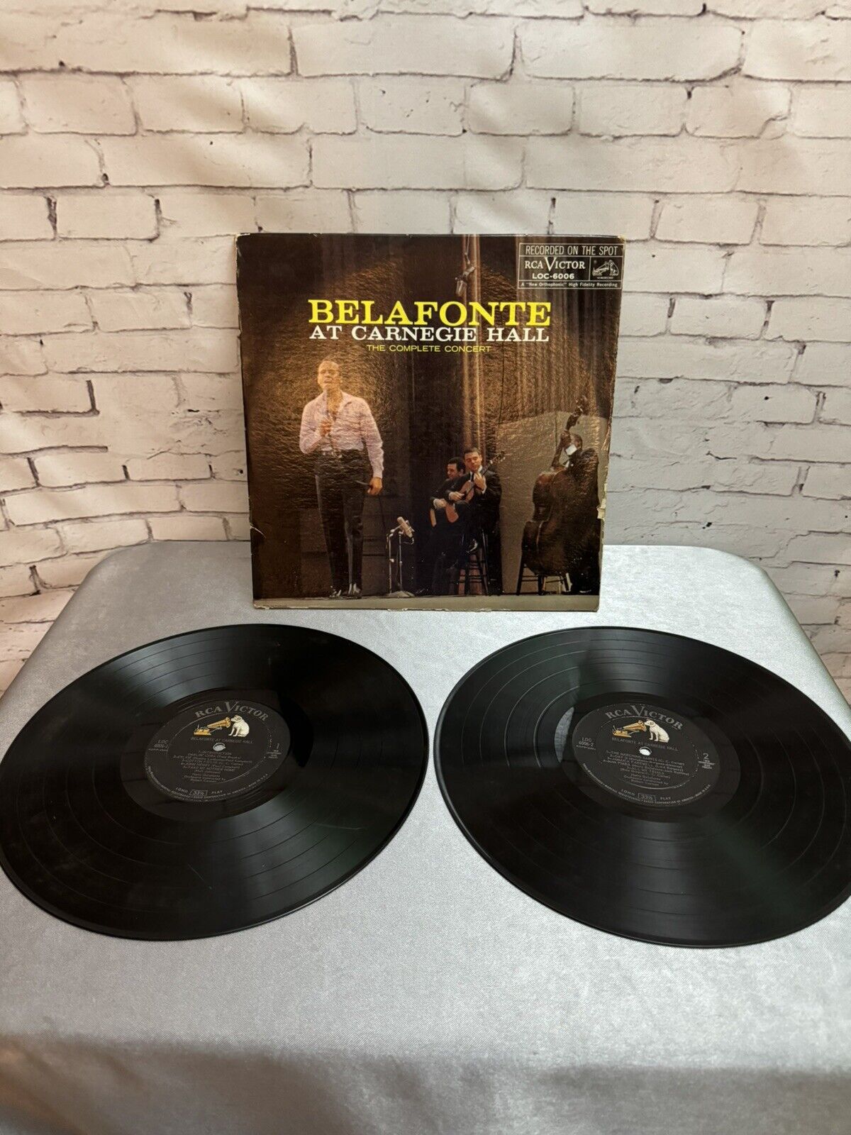 HARRY BELAFONTE At Carnegie Hall 2x LP (1959) LIVING STEREO deep groove original