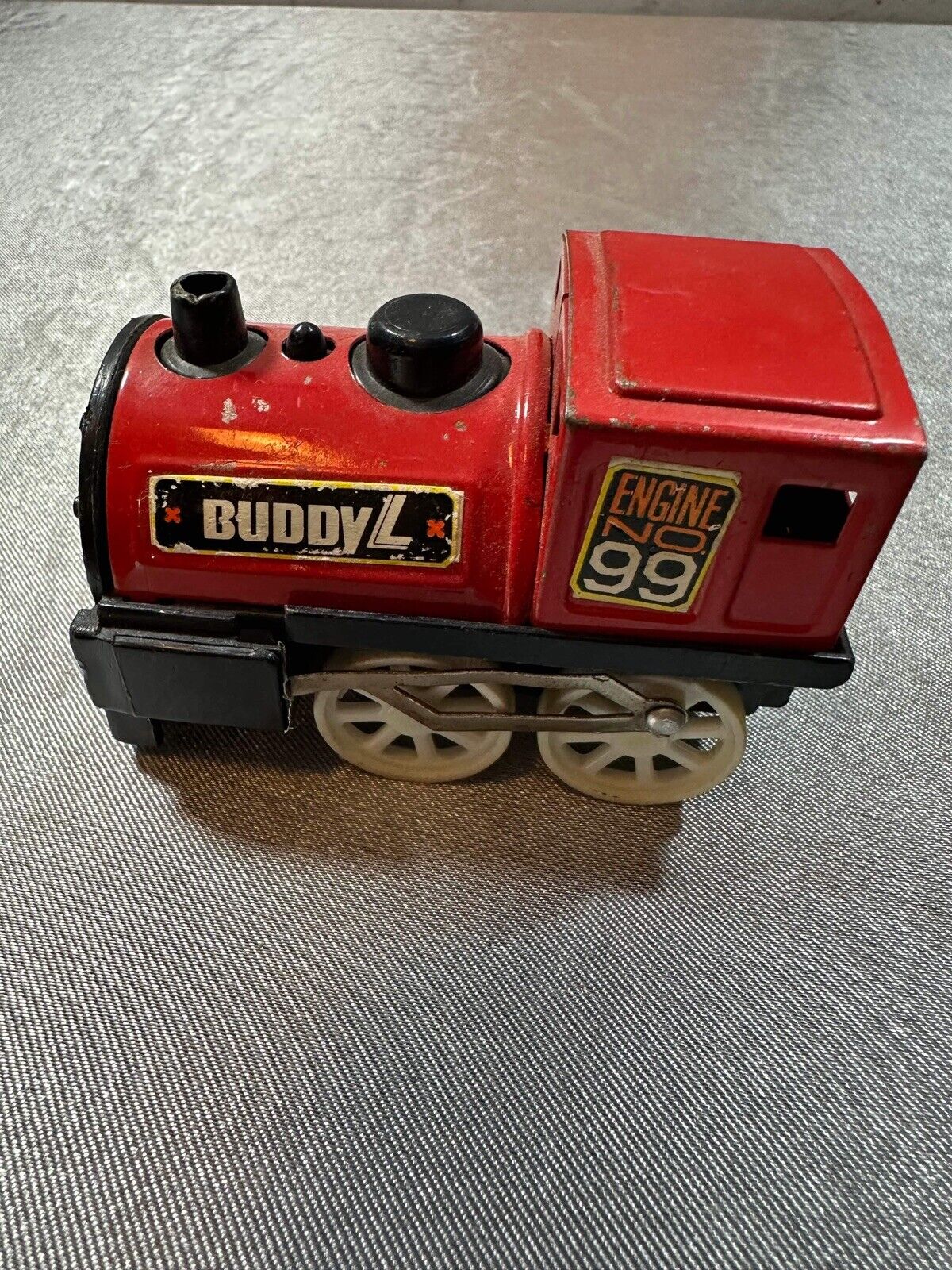 Buddy L. Tin Engine NO. 99, Made in Hong Kong