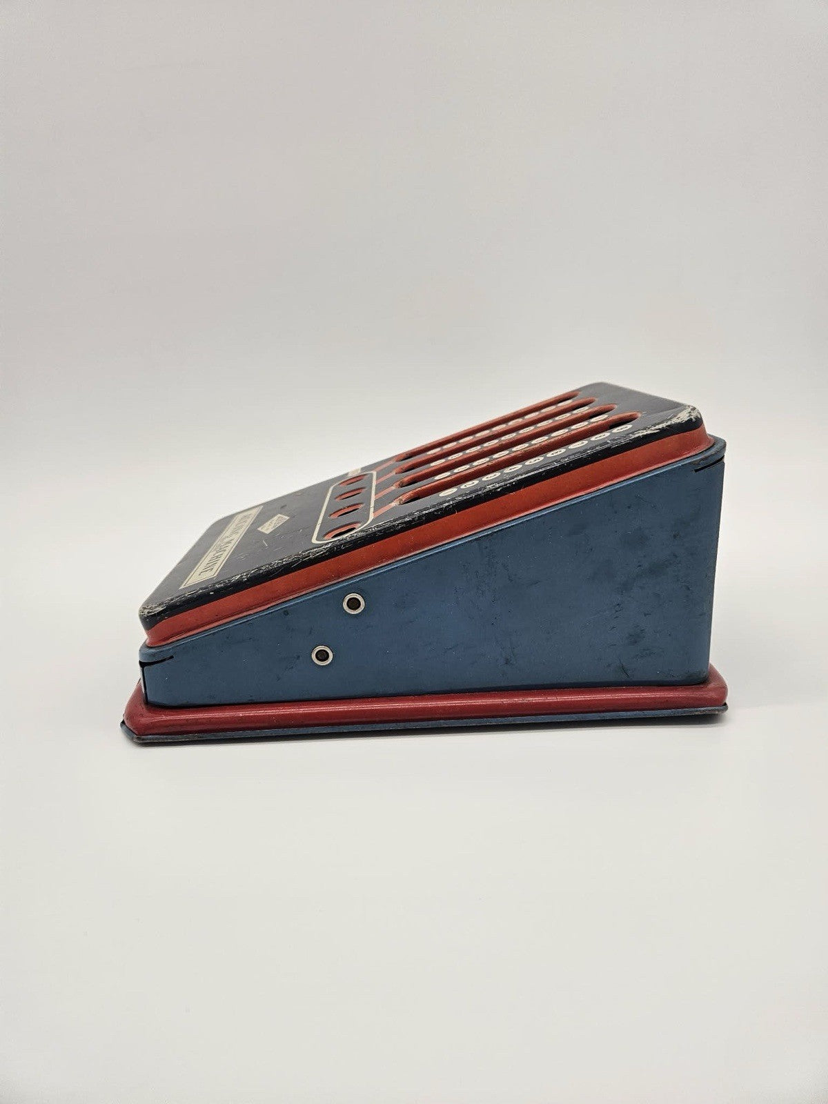 Vintage 1940's Wolverine Tin Litho Toy Adding Machine Calculator Works