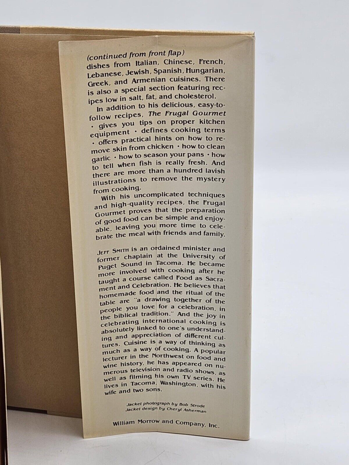 The Frugal Gourmet by Jeff Smith (1984, Hardcover)