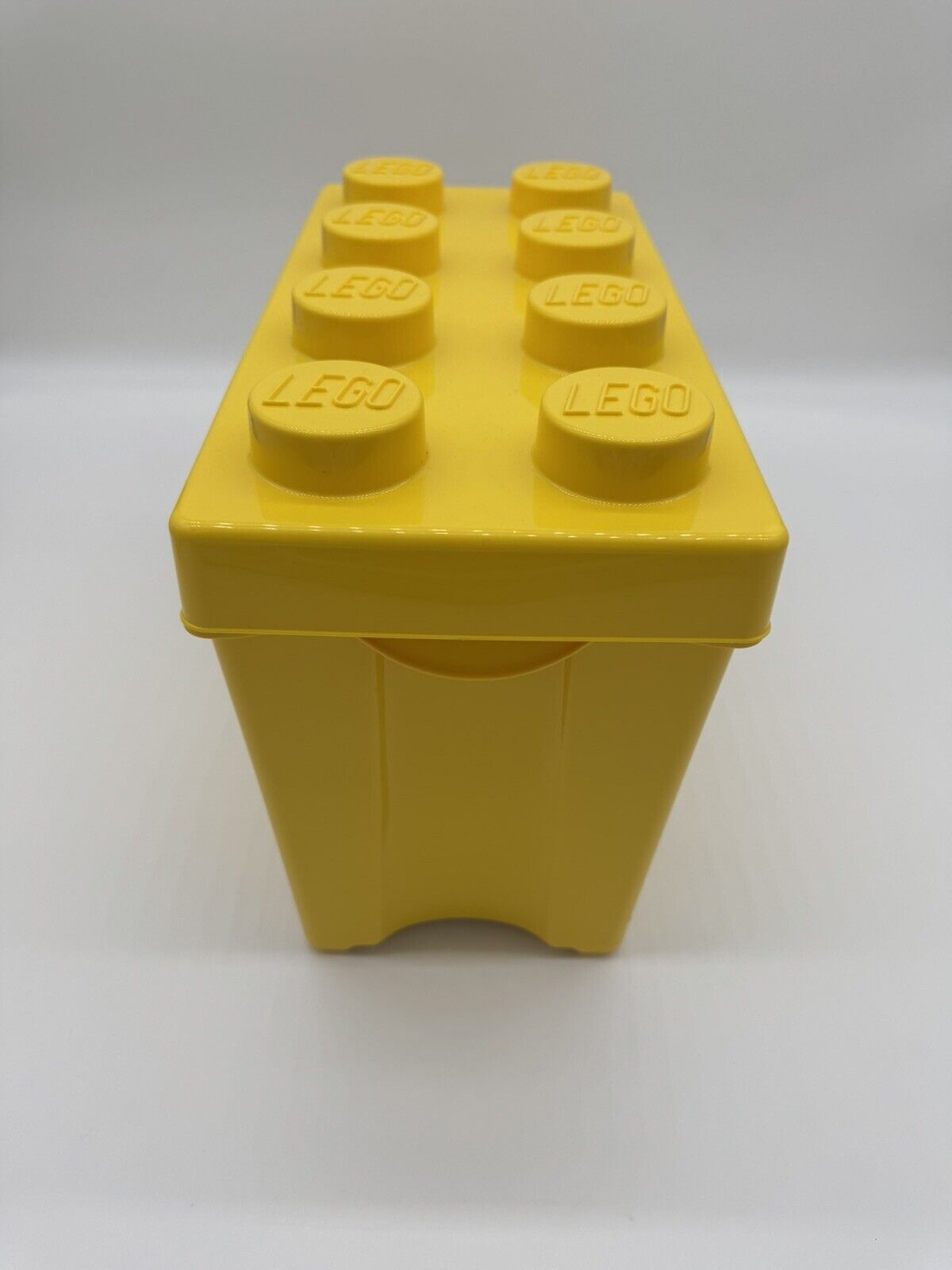 NEW LEGO Storage Brick Case Large Yellow Container Plastic Bin Box 14x7 ~ FULL