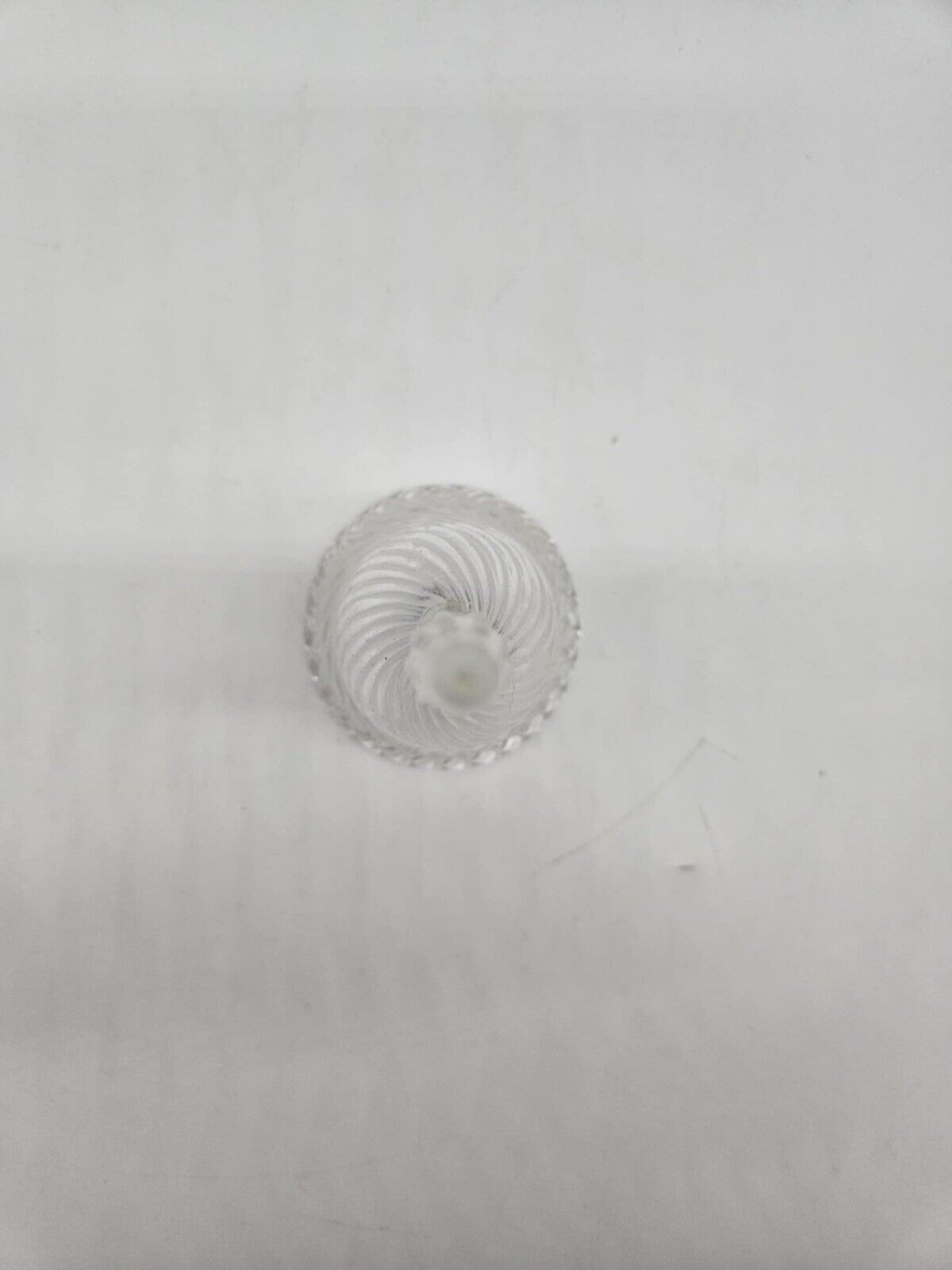 Crystal Bell, Swirl Design, Vintage