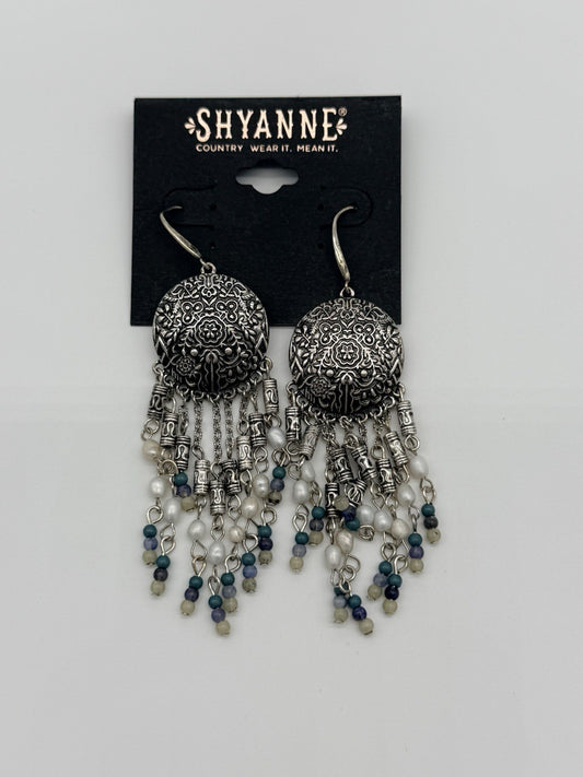 SHYANNE WOMEN'S GEMMA FRINGE EARRINGS
