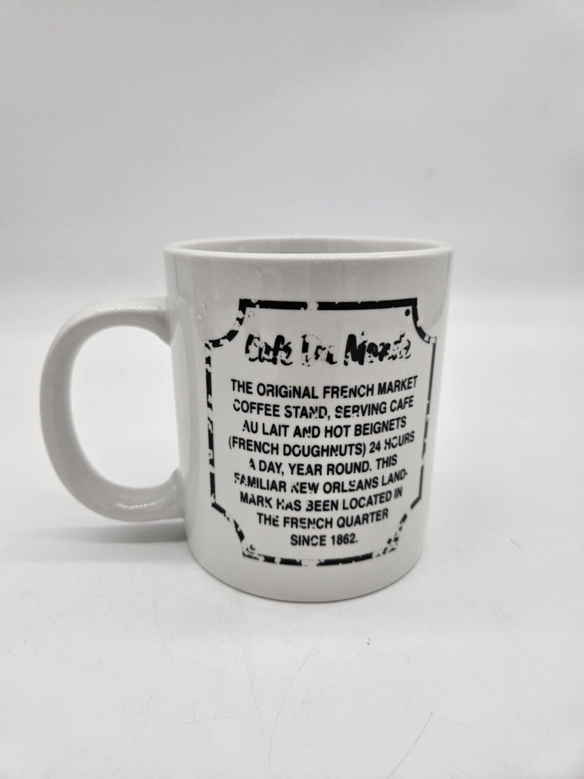 Cafe Du Monde Coffee Mug, New Orleans, Beignets, Chicory Coffee