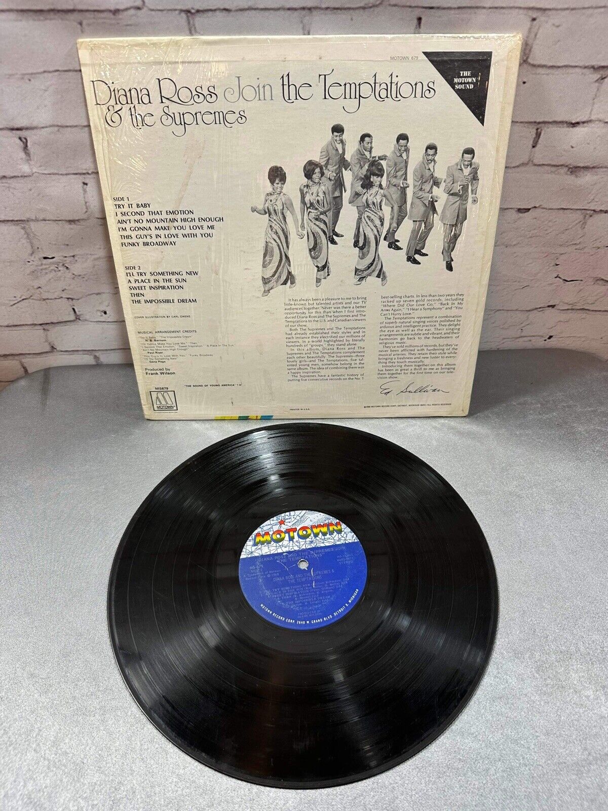 Diana Ross and the Supremes - Join The Temptations (1968) Vinyl LP • Motown