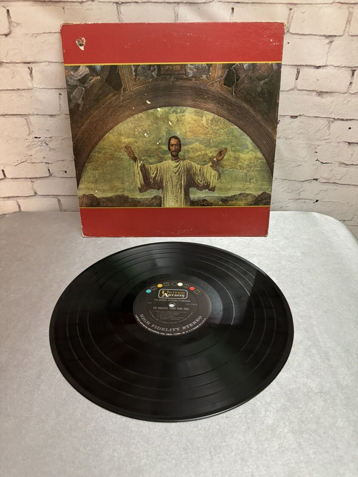 GREATEST STORY EVER TOLD - ALFRED NEWMAN SOUNDTRACK LP VINTAGE VINYL