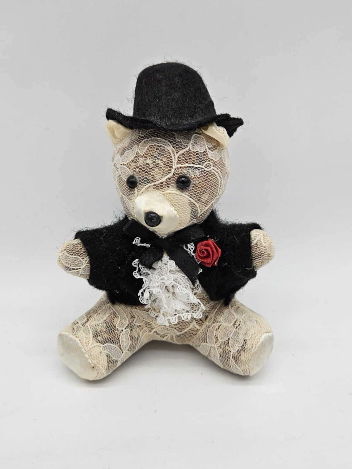 Ultra Rare Antique Vintage Potpourri Groom Wedding Teddy Bear