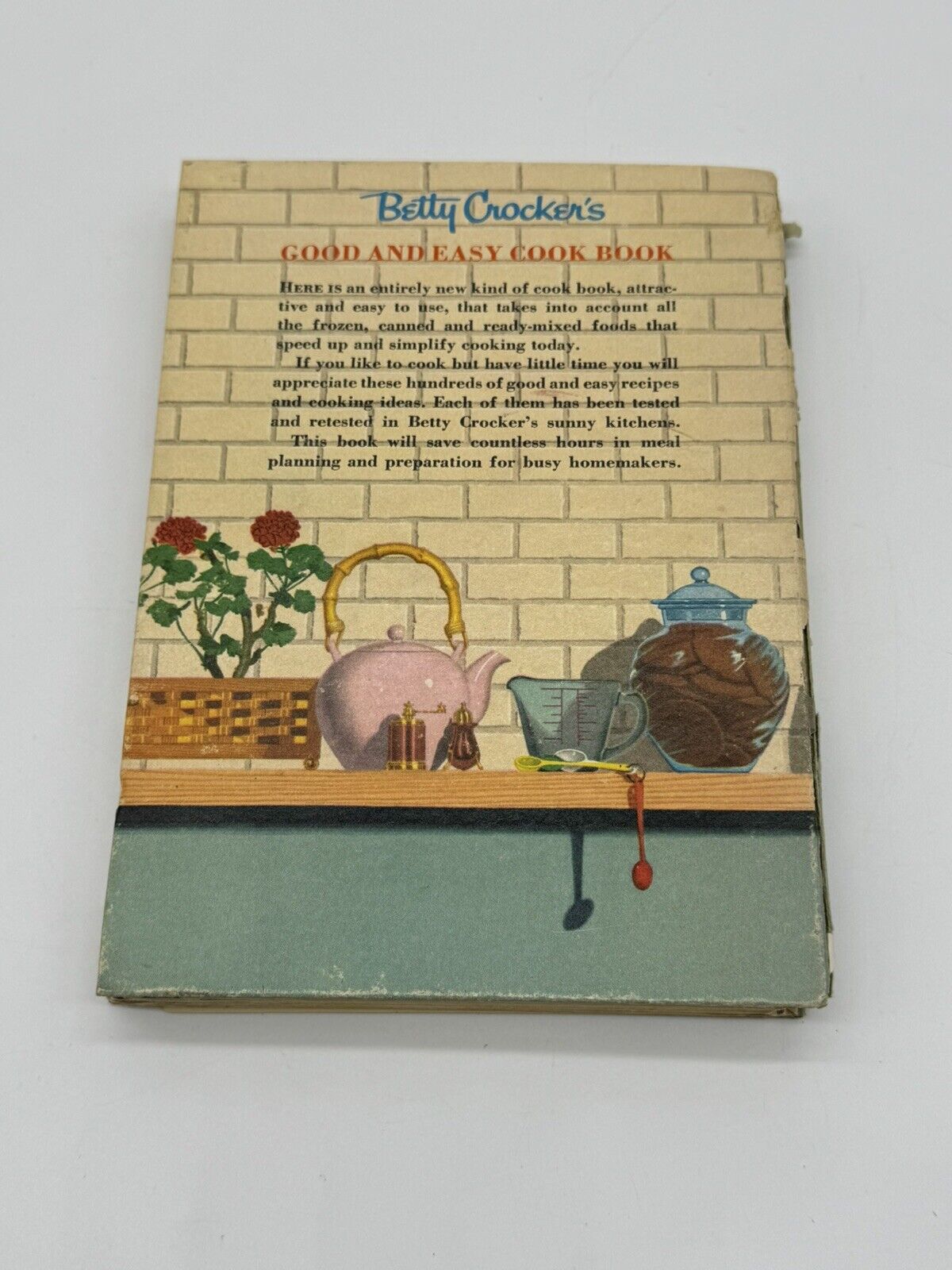 Betty Crocker Good & Easy Cook Book 1st Ed. 1st Printing 1954 VBK