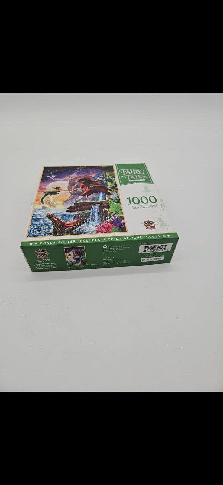 Master Pieces 1000 Piece Jigsaw Puzzle FAIRY TALES - PETER PAN Complete