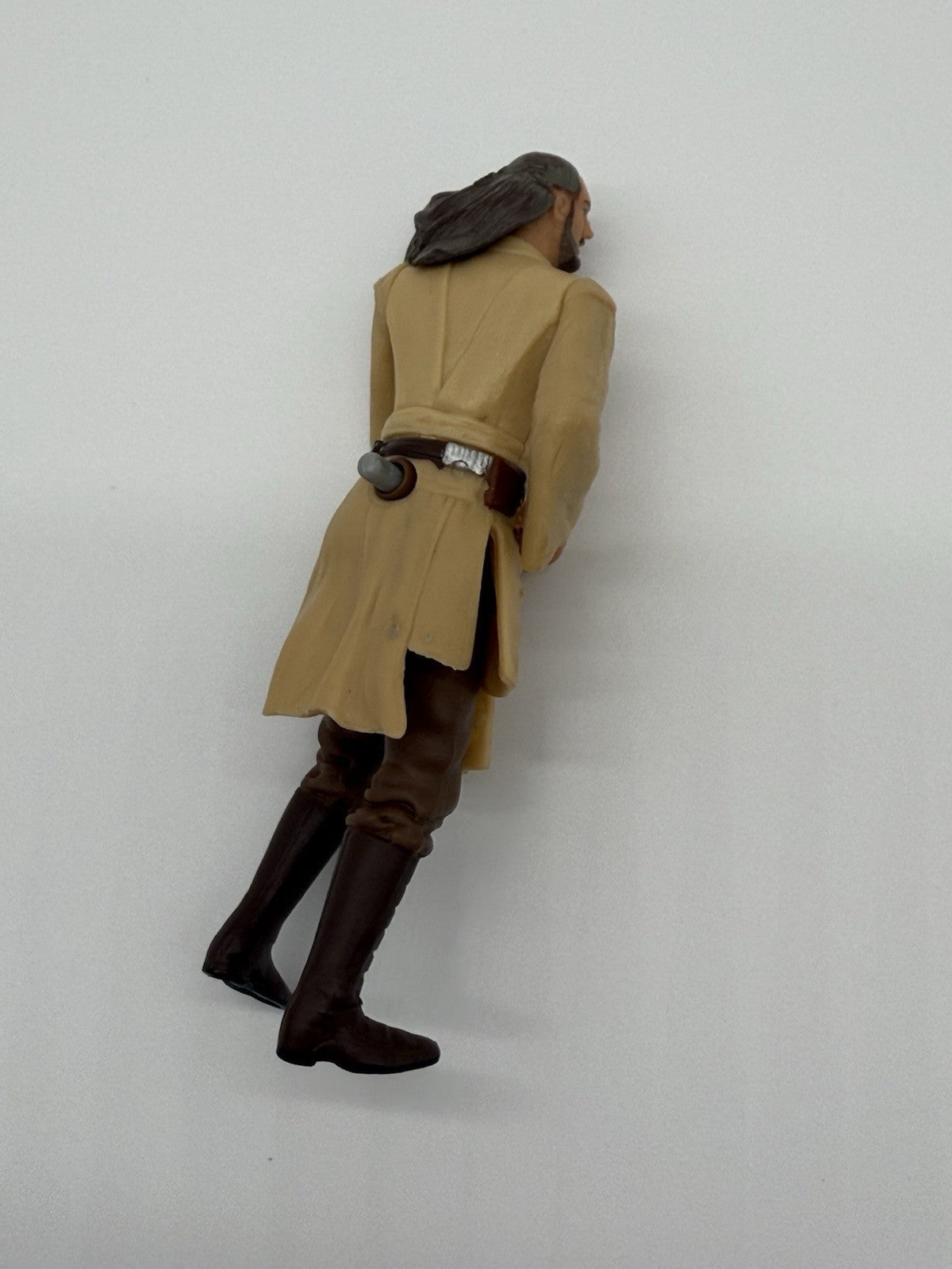 Star Wars Qui Gon Jinn 1996 Vintage Jedi Hero Hasbro Toy Liam Neeson 4" #33