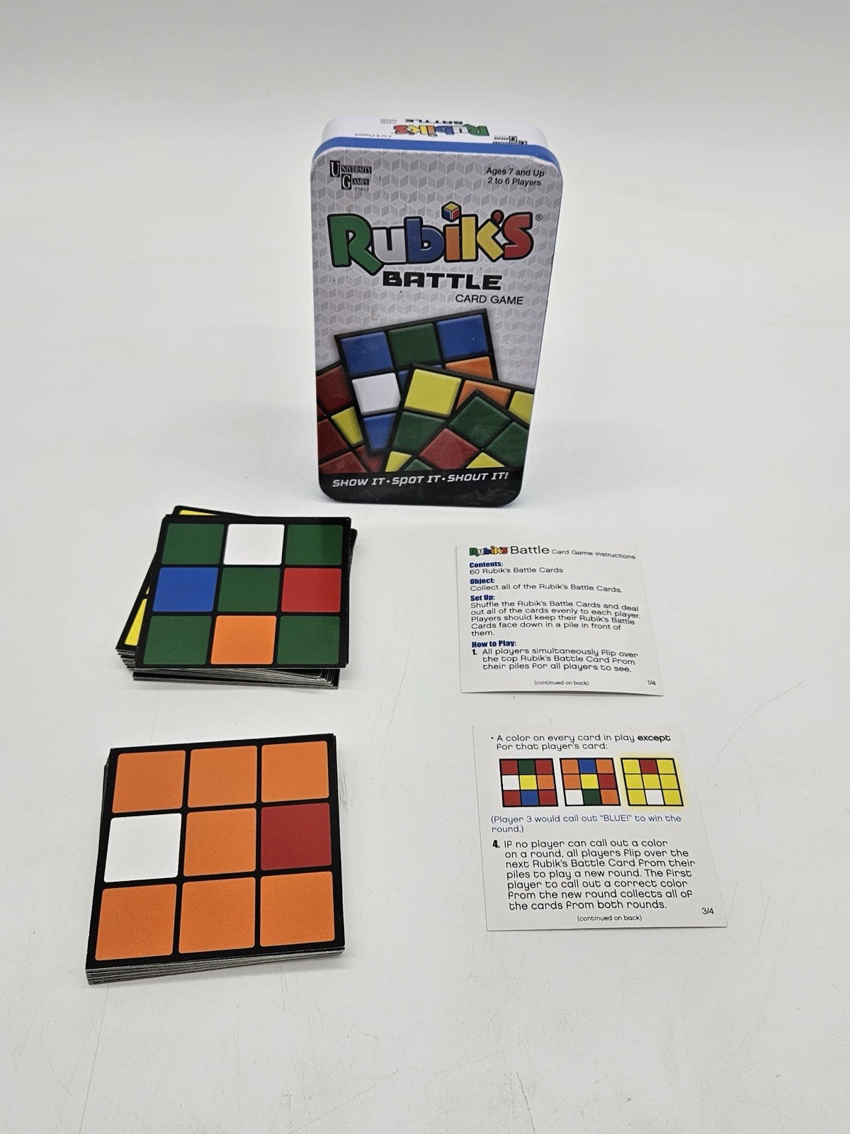 Rubik's Battle Card Game by University Games