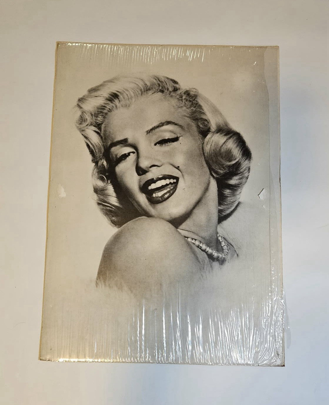 Large Vintage Black & White Poster Marilyn Monroe 1980's