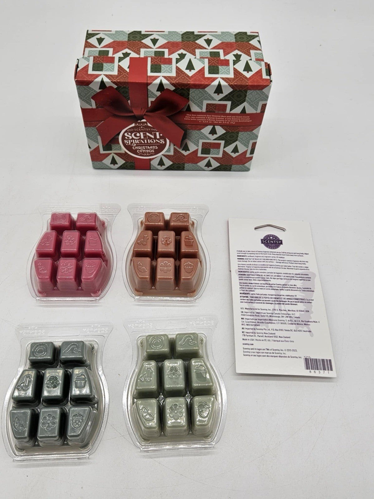 Scentsy Scent-spirations: Christmas Cottage - Holiday Edition Bundle of 4