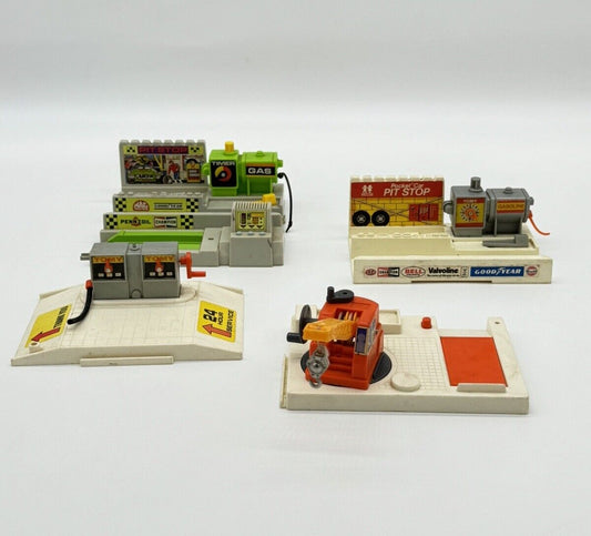 TOMY Pocket Car World Lot of 4 Stations