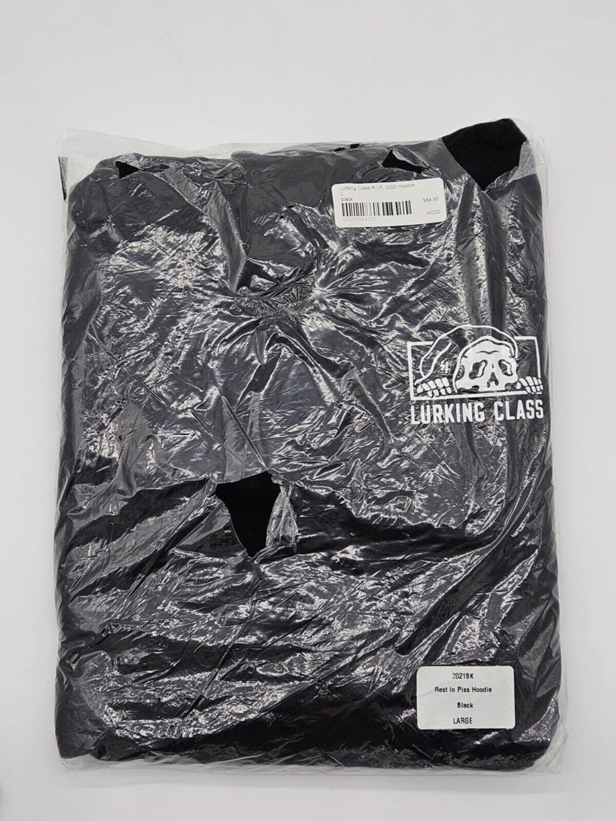 Lurking Class Rest In Piss Hoodie Black Hoodie Sz L