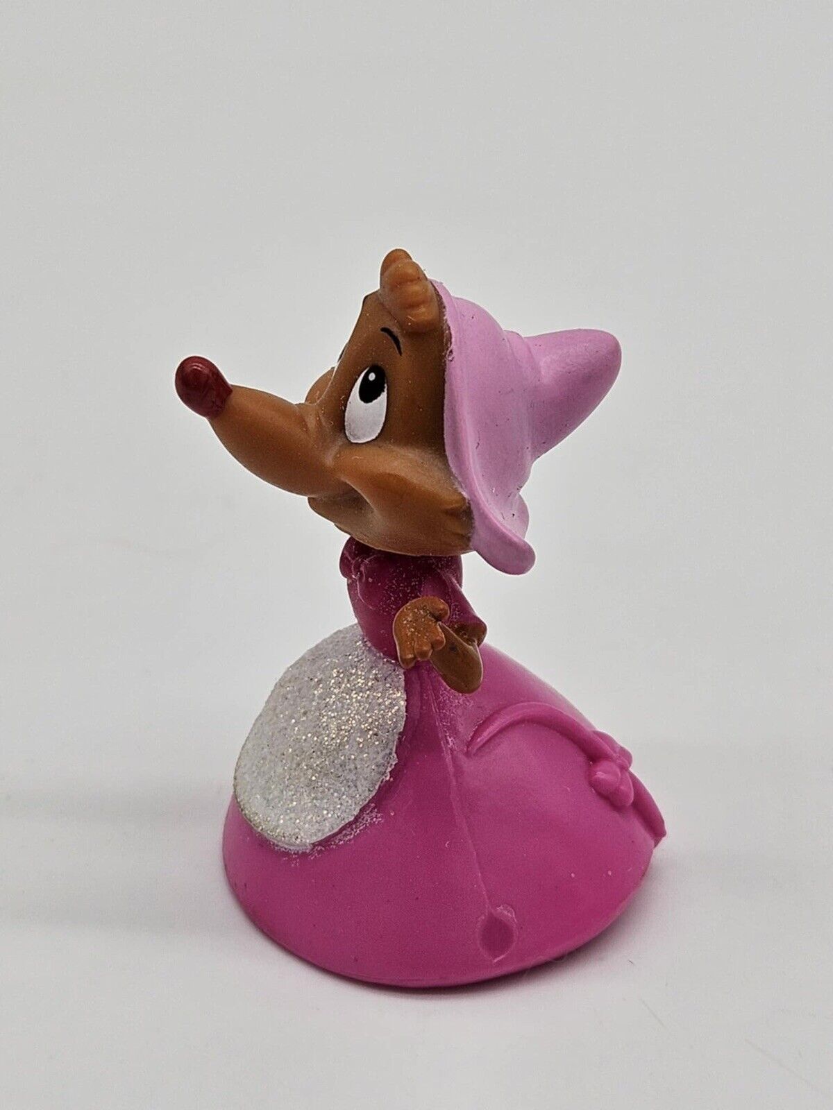 RARE Vintage Disney Cinderella Perla Bobble Head 2 Inch Toy Disneyana