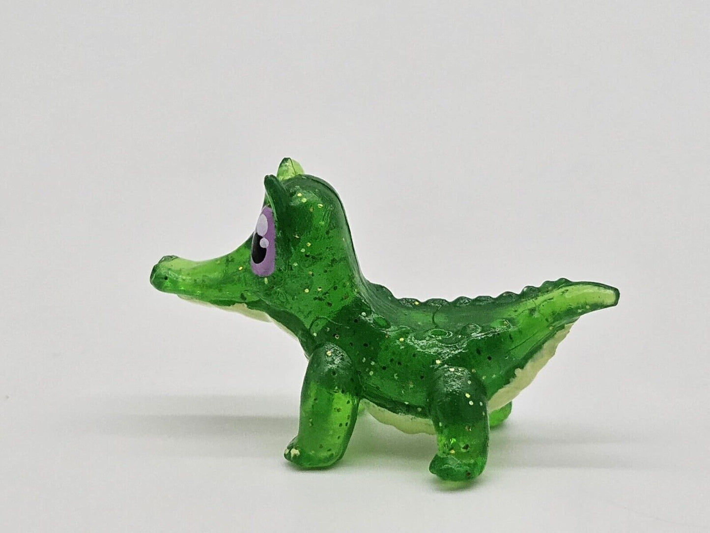My Little Pony Pinkie Pie Seapony GLITTER Pet Figure Crocodile Alligator