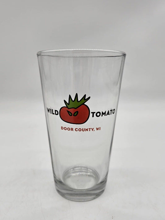 WILD  TOMATO DOOR COUNTY, WI PINT GLASS
