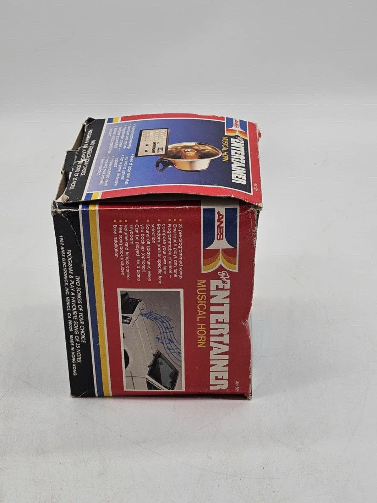 VINTAGE ELECTRONIC MUSICAL CAR HORN THE ENTERTAINER ANES AH 501 *NEW*