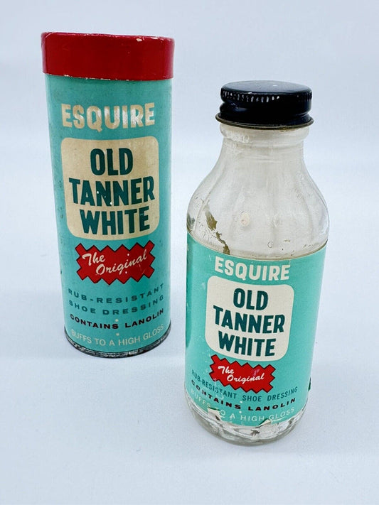 Vintage Old Advertising Esquire Lanol White Shoe Polish Nurses Favorite RARE
