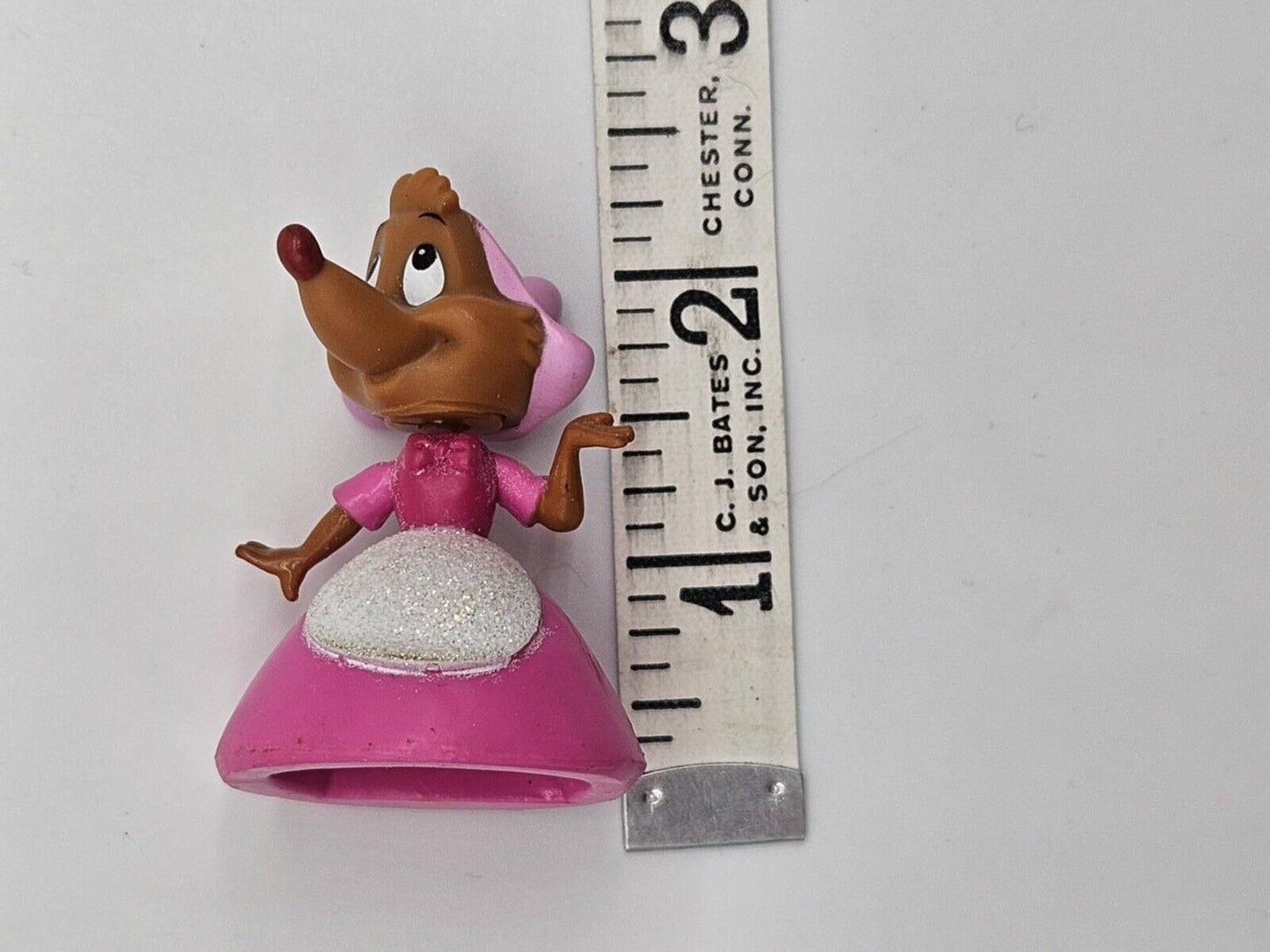 RARE Vintage Disney Cinderella Perla Bobble Head 2 Inch Toy Disneyana
