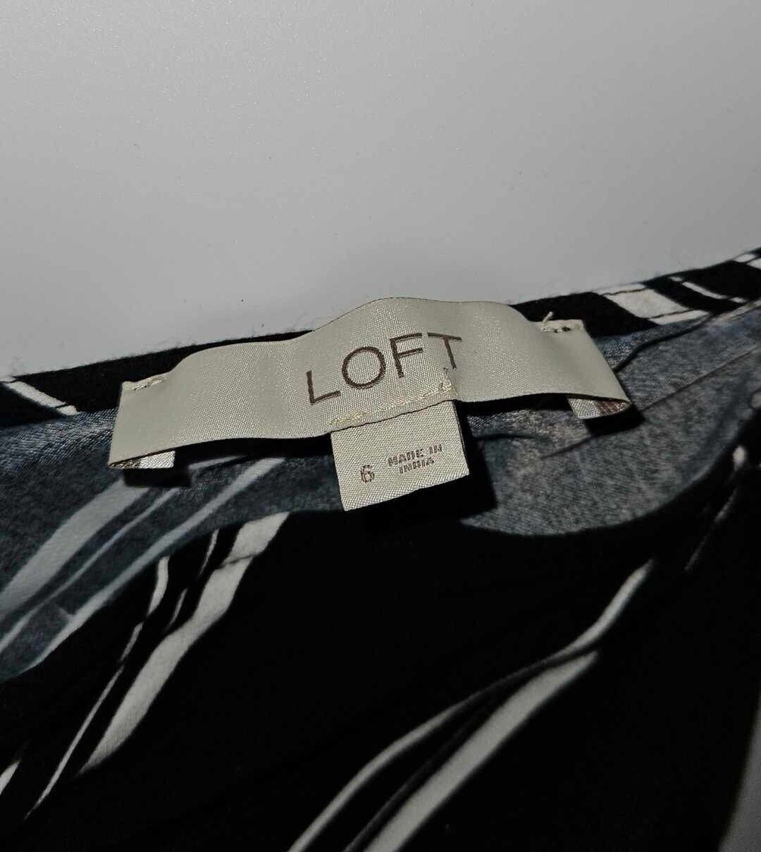 CUTE Loft Striped Strappy Wide Leg Jumpsuit Sz-6