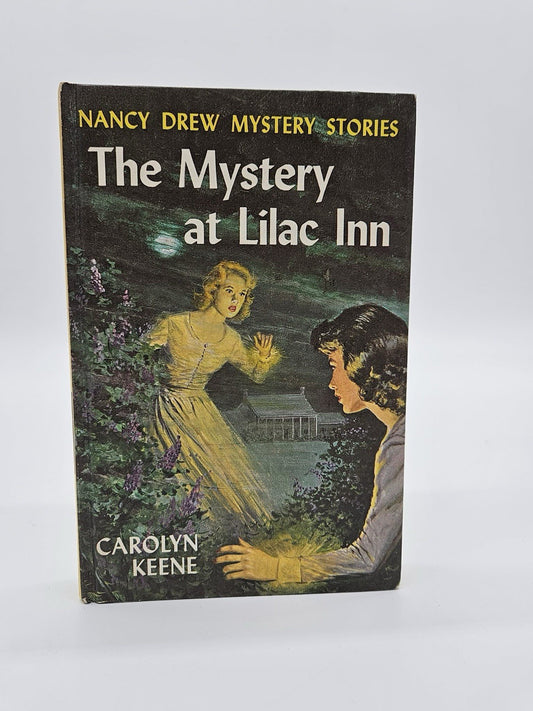 Nancy Drew The Mystery at Lilac Inn #4 by Carolyn Keene HC 1961 Blue Endpapers