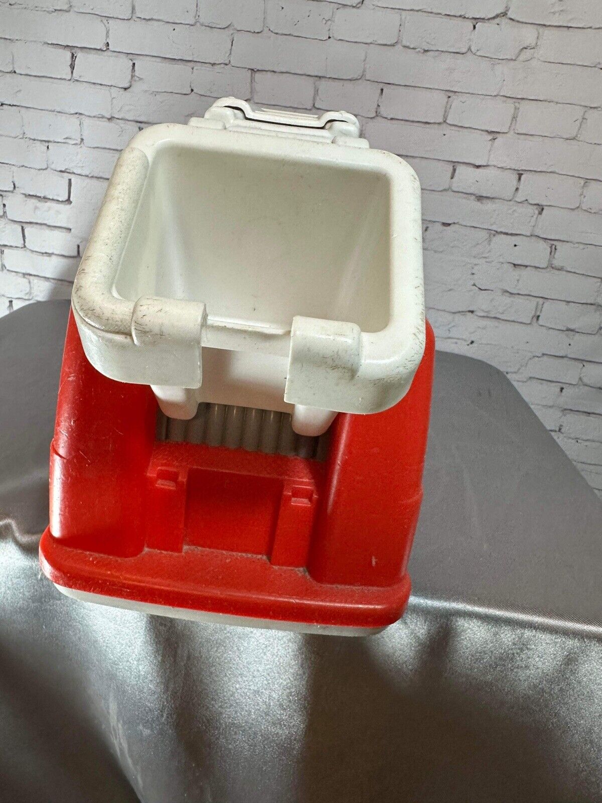 Vintage Little Tikes Fire Truck Large Vehicle Ride On Ladder Bucket 23 in Red