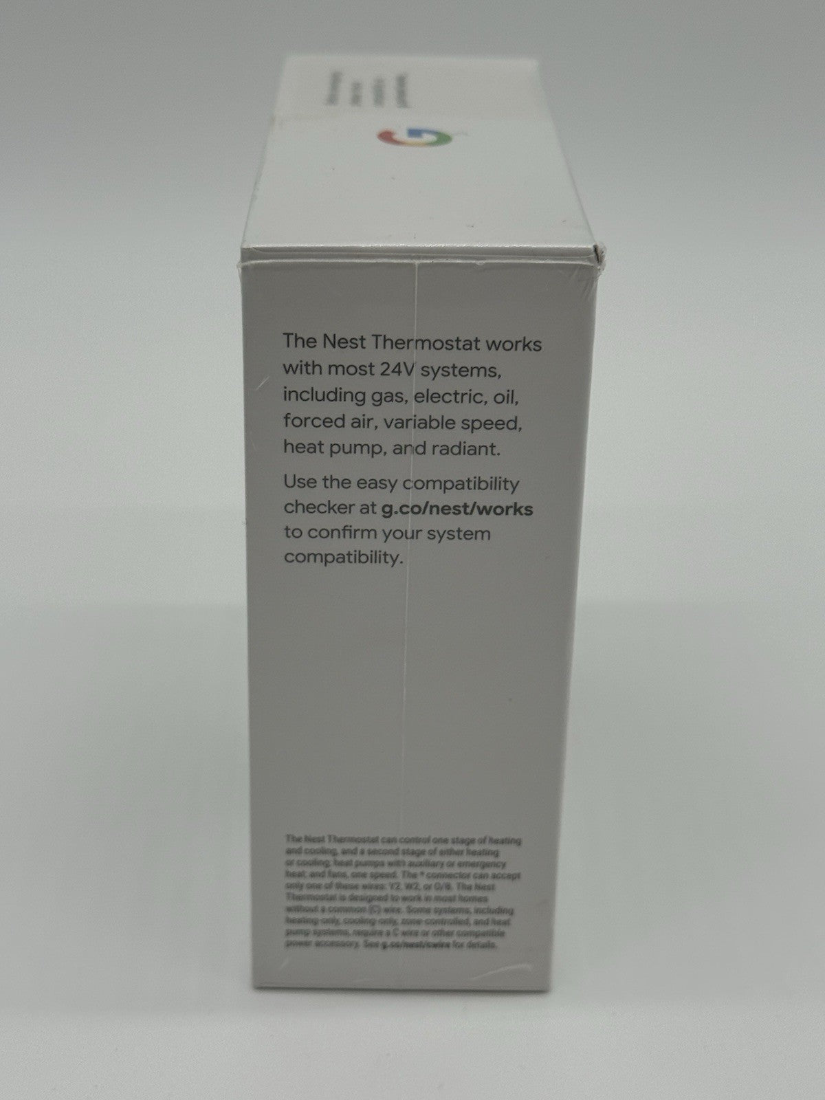 New Google Nest Thermostat Smart Thermostat Snow, Sealed.