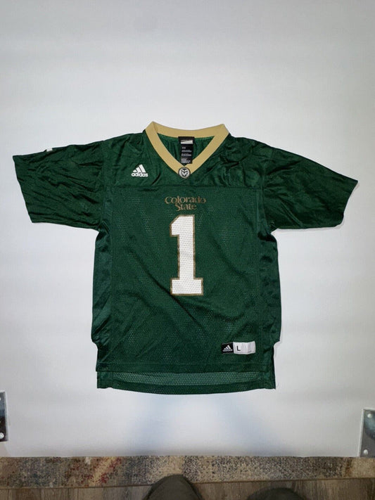 Adidas Colorado State CSU Rams Jersey #1 Rams Youth Kids L (14-16)