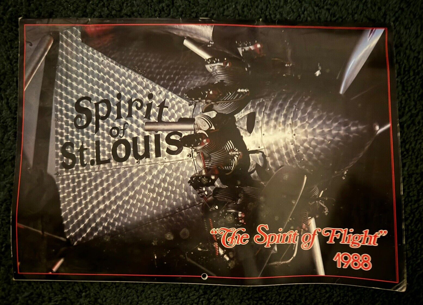 Vintage 1988 “The Spirit of Flight” EAA Calendar