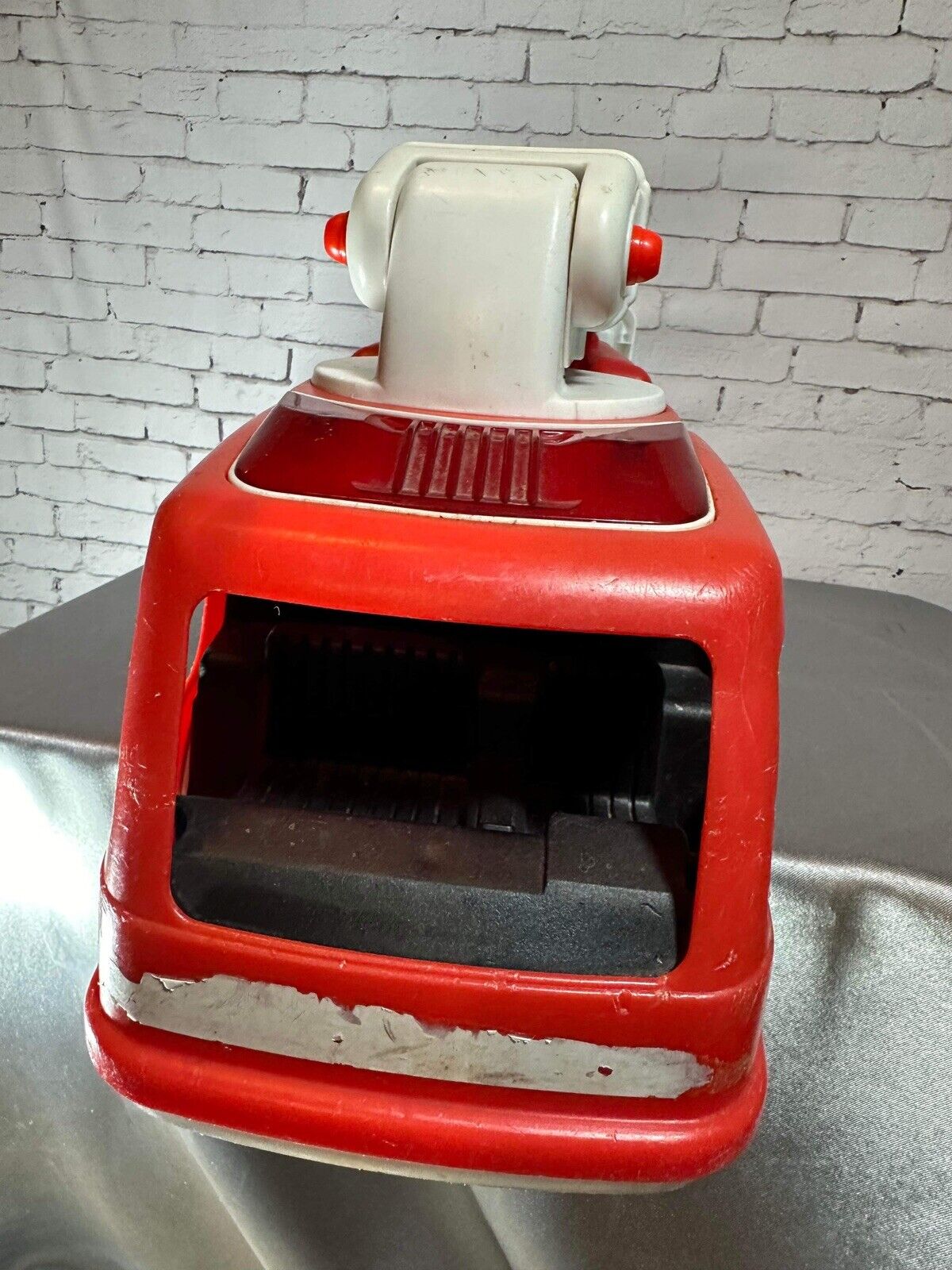 Vintage Little Tikes Fire Truck Large Vehicle Ride On Ladder Bucket 23 in Red