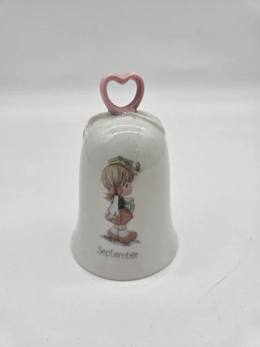 1988 Vintage Enesco Precious Moments Collection - SEPTEMBER  Bell -  Retired