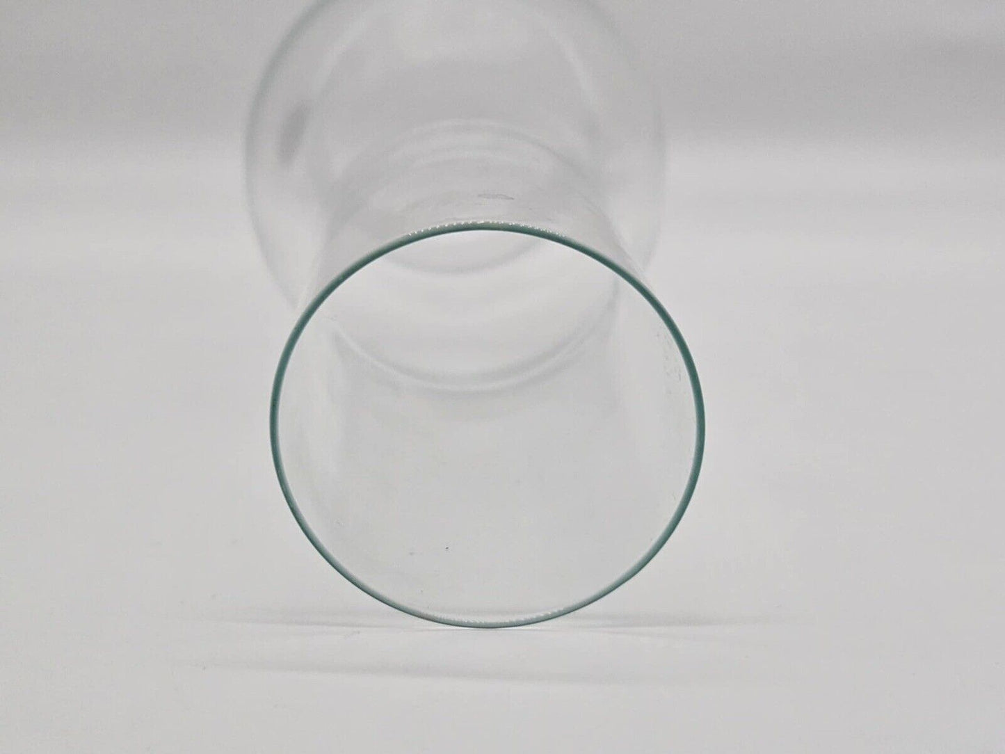 Vintage 10-1/8"H Clear Glass Replacement Chimney for Kerosene Oil Lamp 3" Fitter