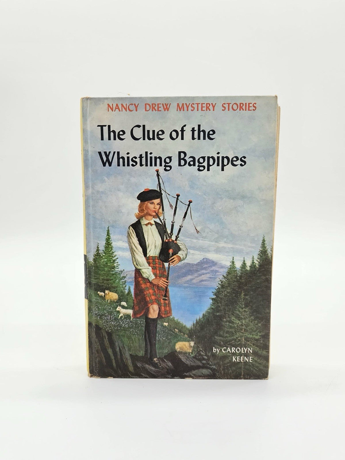 Nancy Drew Mystery Stories Clue of the Whistling Bagpipes HC Keene 1964 Illus