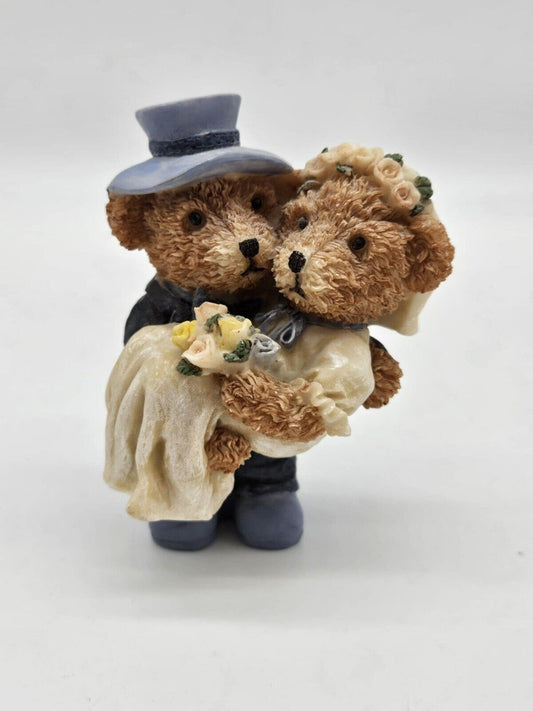 Boyds Bear Resin Vintage Cake Topper True Love Figurines Wedding Bears Décor