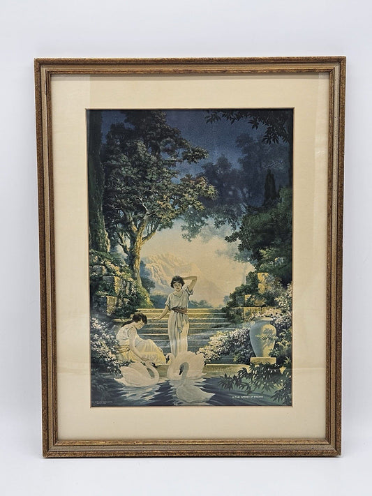 "In the Garden of Dreams" x Chester Van Nortwick Vintage Framed Print