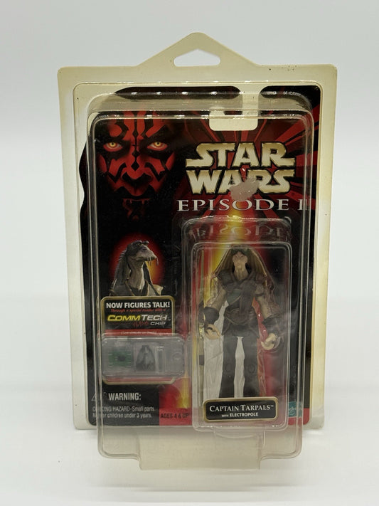Star Wars Episode 1 CAPTAIN TARPALS w/Electropole action figure *CommTech* 1998