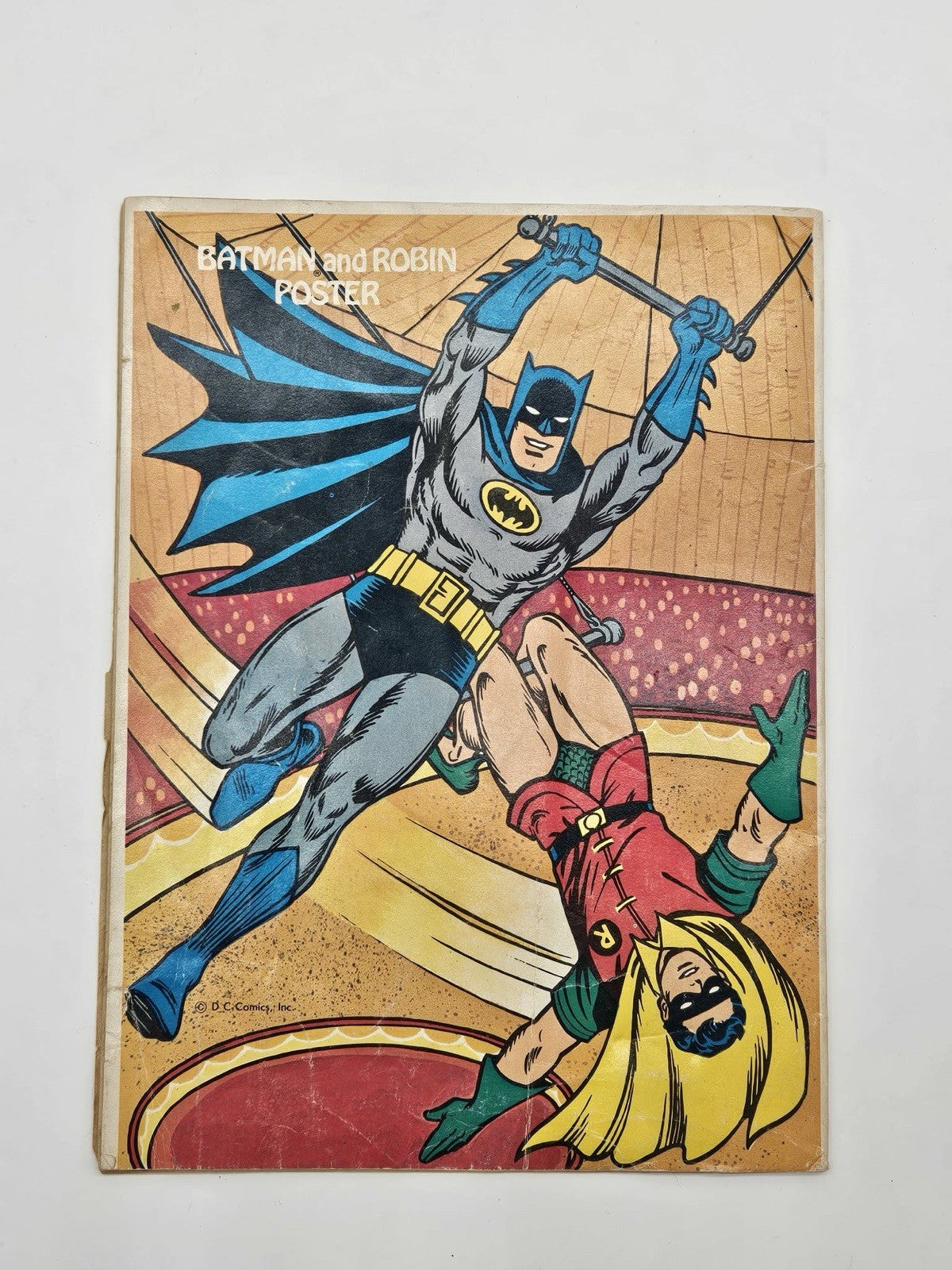 Whitman Batman Coloring Book Tent Full of Trouble #1393 1979