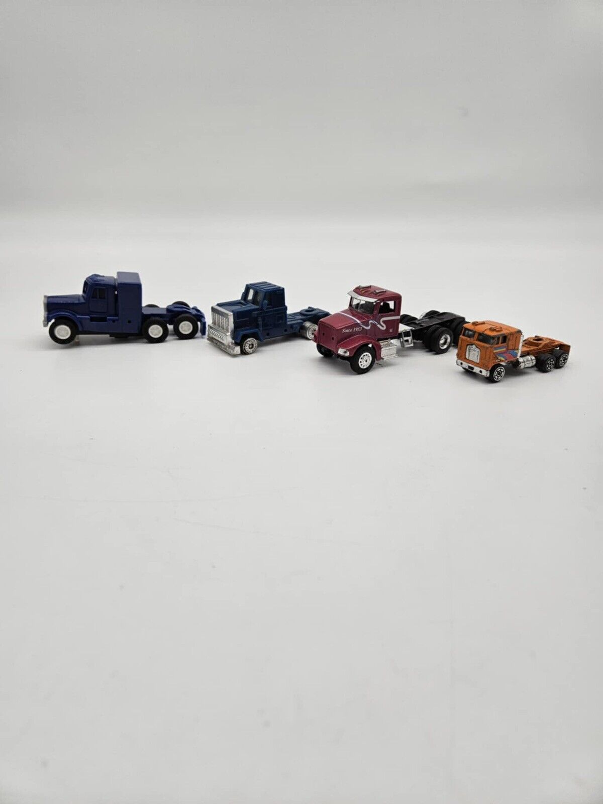 Lot of 4 Vintage Diecast Toy Semi Tractors