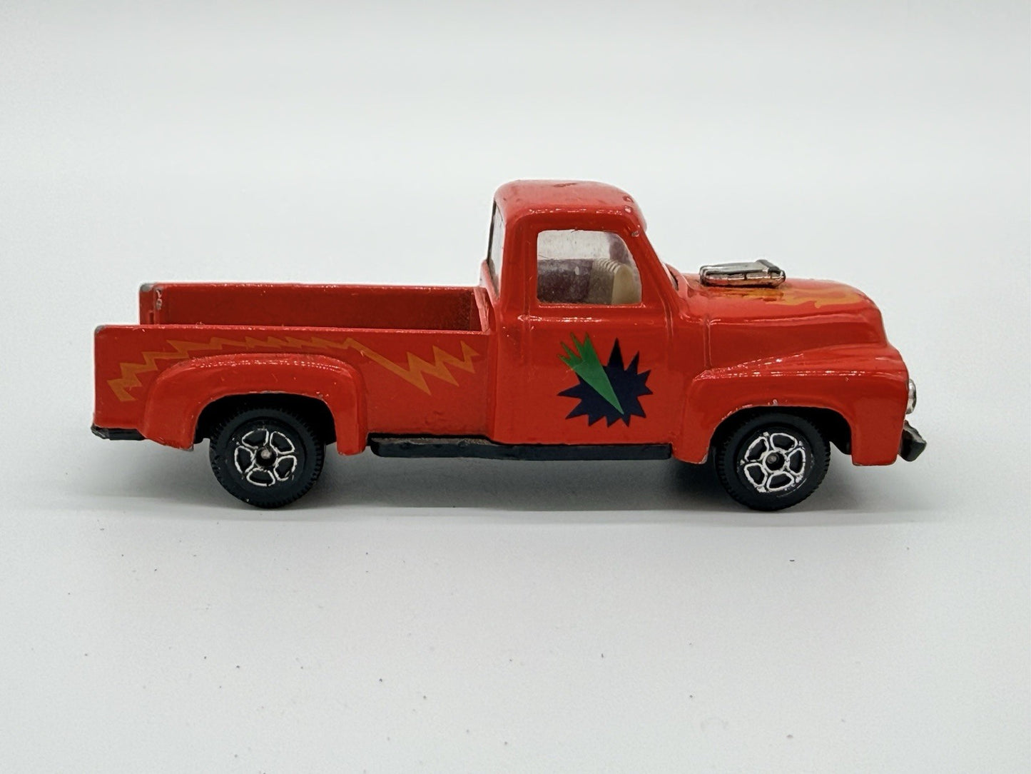 1956 FORD F-100 Flareside Pickup Truck Red Unbranded Diecast 1:43 Guc RED F23