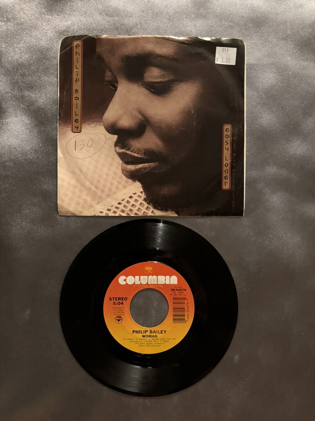 Philip Bailey Duet With Phil Collins - Easy Lover - Columbia - 38-04679 - 7", Si