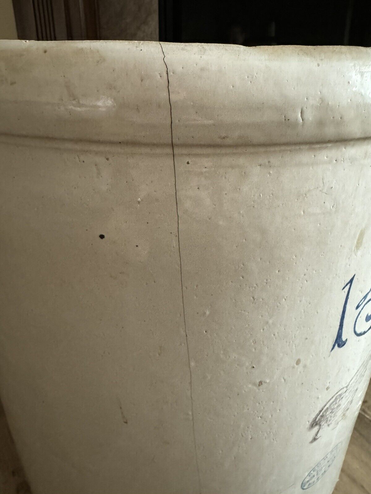 Antique Red Wing Union Stoneware 15 Gallon Crock