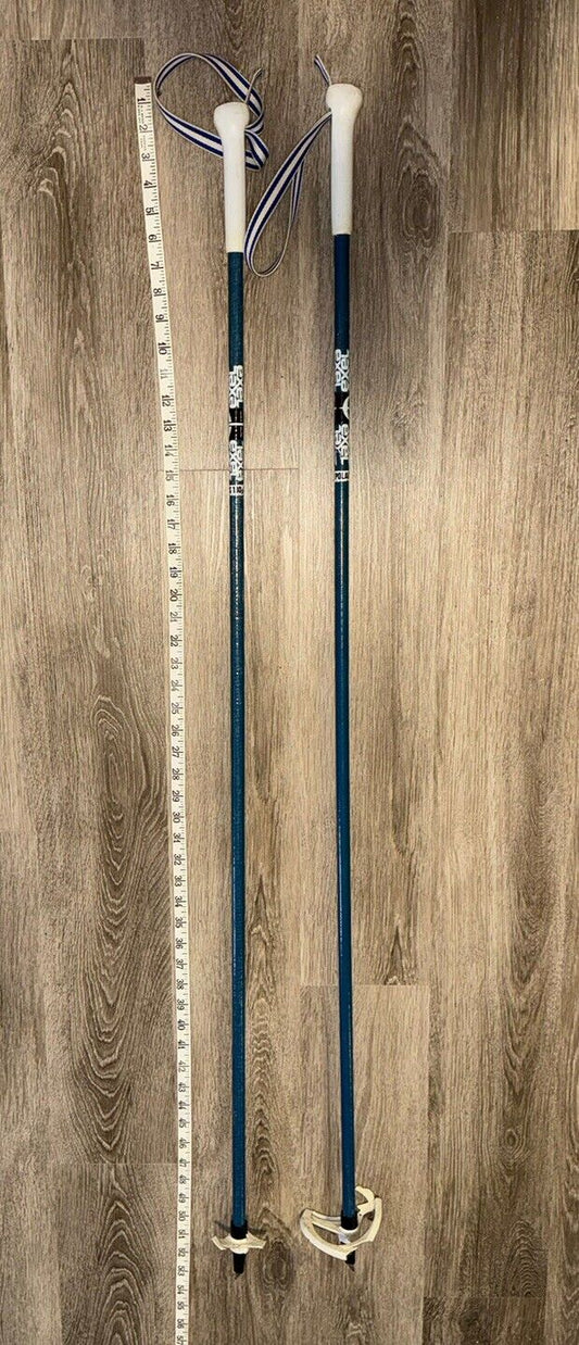 Vintage Exel Polaris Ski Poles Made In Finland