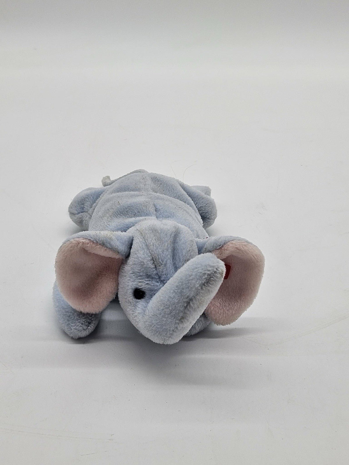 Ty Pillow Pals SQUIRT Elephant Baby Blue Plush 14" Vintage 1996  RARE