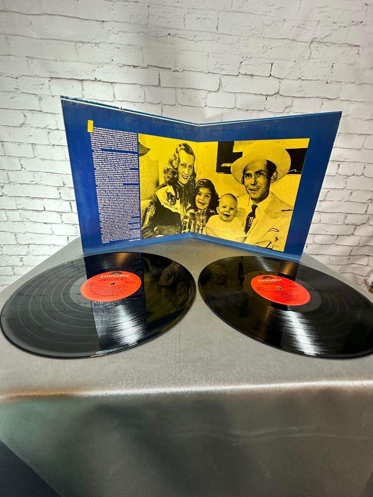 Hank Williams Sr. - 24 Greatest Hits Vol. 2 - 2 LP's - Gatefold - PRC Press  VG+